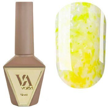База Valeri Base 12 ml, №78 Flakes (молочний з біло-жовтою поталлю) NVFB12-78 фото