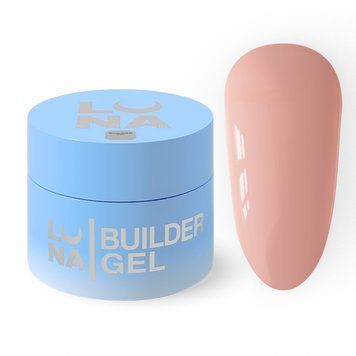Гель для нарощування нігтів Luna Gel Premium No28, 15 мл (темний рожево-кавовий) 323-4945 фото