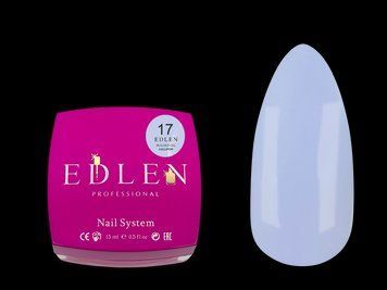 Гель для нарощування Edlen Builder gel Lollipop No17, 15 мл (молочно-блакитний) 25478 фото