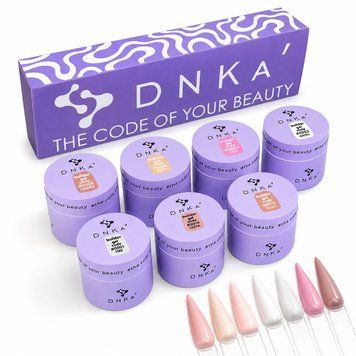 Набір гелів для нарощування DNKa Builder Gel 15 мл, 7 популярних відтінків 26329 фото