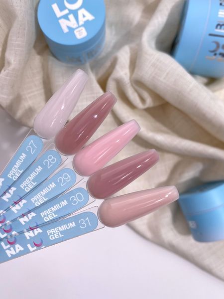 Гель для нарощування нігтів Luna Gel Premium No29, 15 мл (рожевий) 323-4946 фото