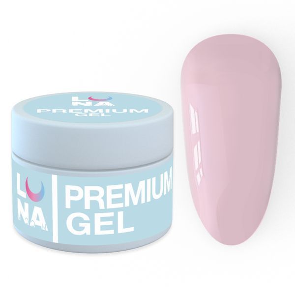 Гель для нарощування нігтів Luna Gel Premium №3, 50 мл (блідо-рожевий) 323-2584-50 фото