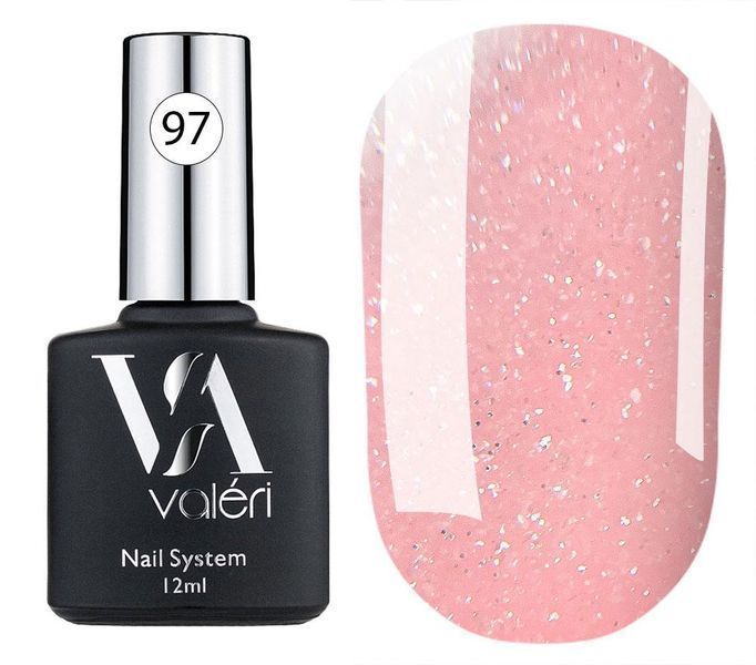 База Valeri Base 12 ml, No97 Fairy Tale, світло-персиковий із шимером NVFB12-97 фото
