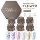 Набір гелів Valeri Flower Gel &mdash; 6 кольорів для квіткового дизайну 26285 фото 2