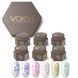 Набір гелів Valeri Flower Gel &mdash; 6 кольорів для квіткового дизайну 26285 фото 1