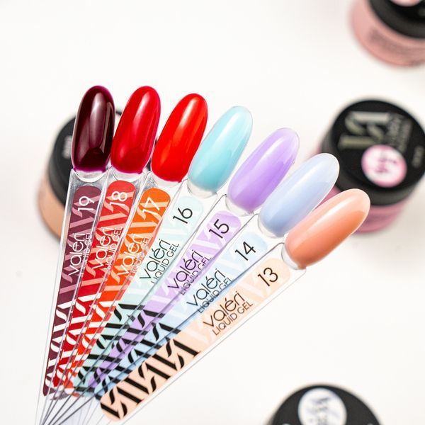 Рідкий гель Valeri Liquid Gel, 15 мл No18, насичений червоний NVLG15-18 фото