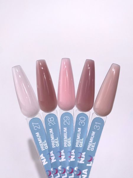 Гель для нарощування нігтів Luna Gel Premium No27, 30 мл (світло-рожевий) 323-4944-30 фото