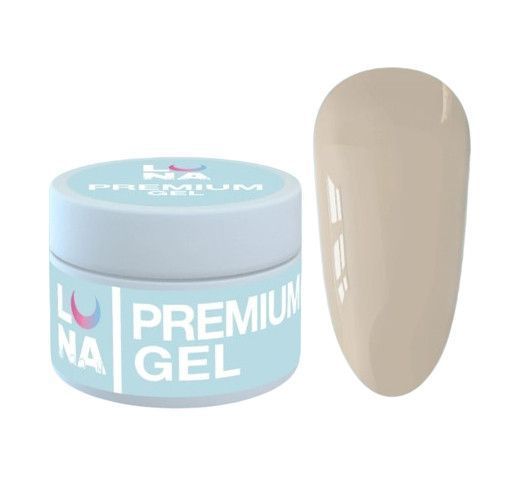 Гель для нарощування нігтів Luna Gel Premium №23, 15 мл (нюдовий) 323-2602 фото