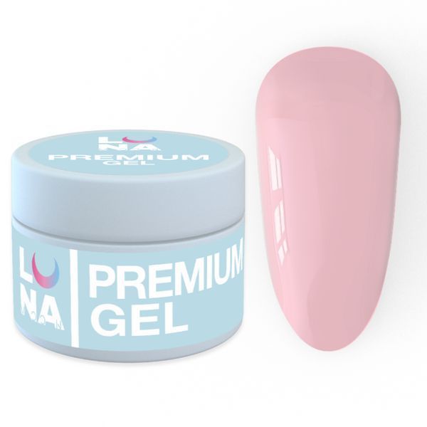 Гель для нарощування нігтів Luna Gel Premium No20, 50 мл (рожево-персиковий) 323-2599-50 фото