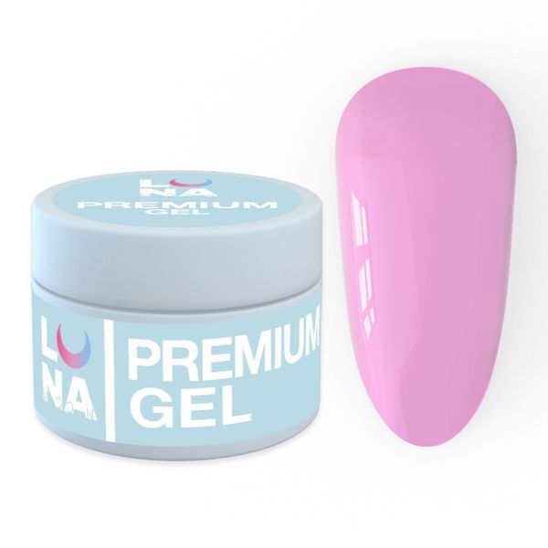 Гель для нарощування нігтів Luna Gel Premium No22, 50 мл (малиново-рожевий) 323-2601-50 фото