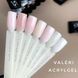 Акрил-гель Valeri Acryl Gel, 15 мл No03, біло-рожевий NVAG15-03 фото 6