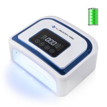 Лампа для манікюру з акумулятором UV/LED LEDME 5В 120W BLUE (оригінал), 120 Вт., синя 24167 фото