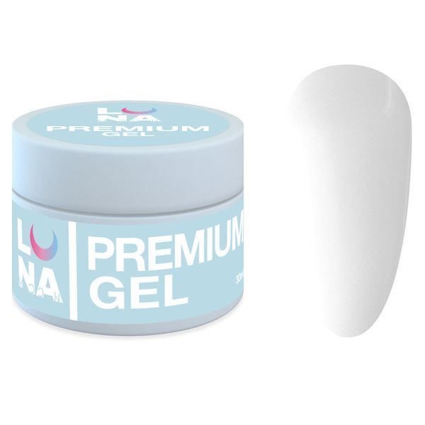 Гель для нарощування нігтів Luna Gel Premium №2, 30 мл (білий) 323-2583-30 фото