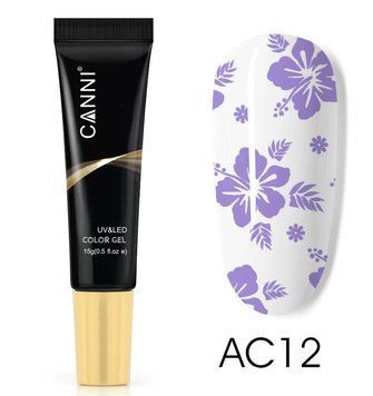 Гель для стемпінгу Canni Stamping Gel AC12, 15 г 17676 фото