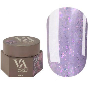 Рідкий гель Valeri Liquid Gel, 15 мл No29, фіолетовий із шимером NVLG15-29 фото
