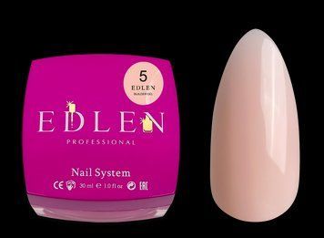 Гель для нарощування Edlen Builder gel No05, 30 мл (світло-персиковий) 25502 фото