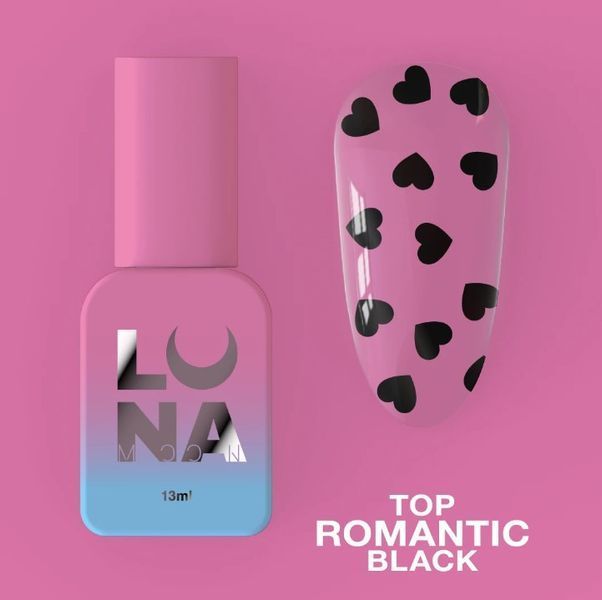 Топ із сердечками Luna Romantic Black, 13 мл 300-2272 фото