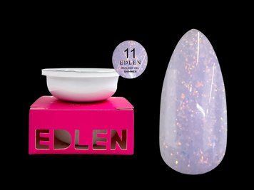 Змінний картридж Edlen Builder gel Shimmer №11, 50 мл (молочно-ліловий із шиммером) 24692 фото