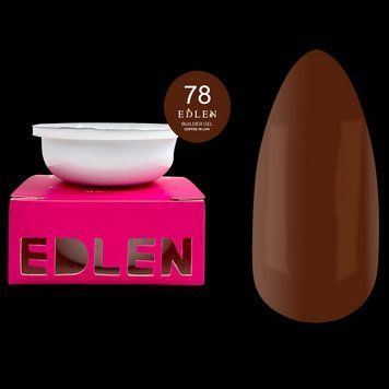 Сменный картридж Edlen Builder Gel Coffee in Lviv №78, 15 мл 26295 фото