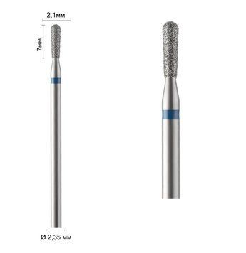 Фреза алмазна &Oslash; 2.1 мм 239 груша, синя насічка 524-021 DLX DXP003190 фото
