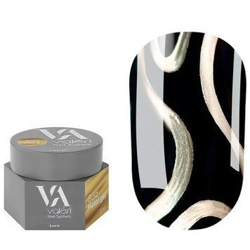 Гель-фарба Vaлерi Gold Metal Gel, 5ml NVGMG5 фото