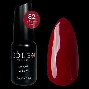 Гель-лак Edlen Color No82, 9 мл (марсала) 25244 фото