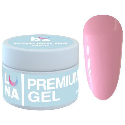 Гель для нарощування нігтів Luna Gel Premium №3, 30 мл (блідо-рожевий) 323-2584-30 фото