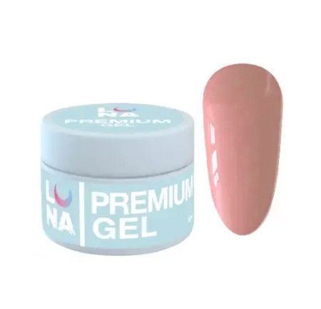 Гель для нарощування нігтів Luna Gel Premium №9, 15 мл (світло-кораловий) 323-2588 фото