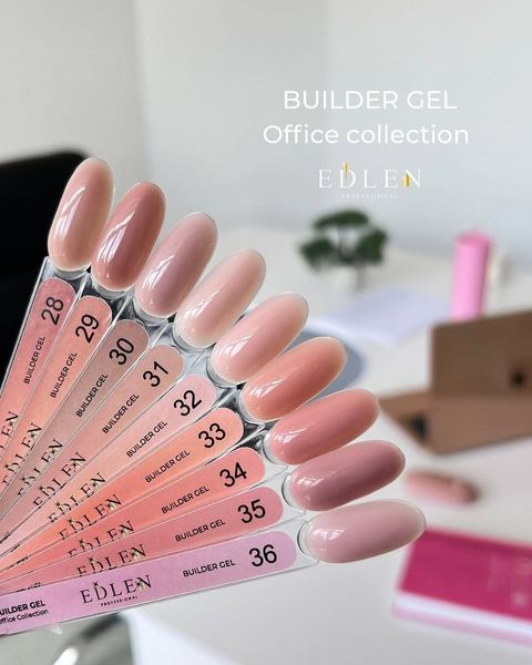 Змінний картридж Edlen Builder gel Office No28, 15 мл (темний рожево-бежевий нюд) 26008 фото