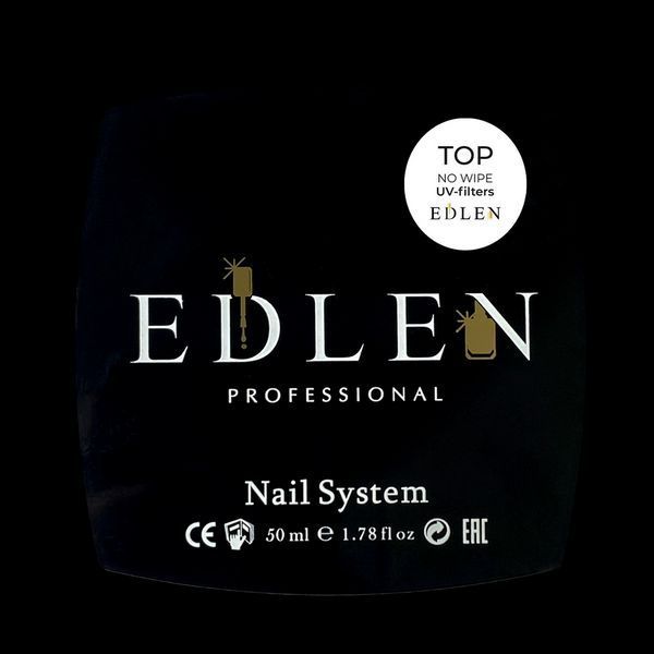 Топ Edlen Top no wipe UV-filters, 50 мл (без липкого шару) 24611 фото