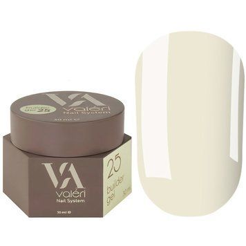 Гель для нарощування Valeri Builder Gel, 30 мл No25 (вершково-жовтий) NVBG30-025 фото