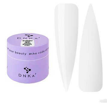 Гель для нарощування DNKa Builder Gel, 15 мл №0001 Vibe, прозорий BGD1-15 фото