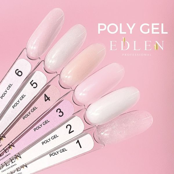 Полігель Edlen Poly gel No02, 15 мл (молочний) 25598 фото