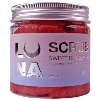 Скраб для рук і ніг LUNA Scrub Sweet Bubble Kiss з ароматом жуйки, 200 г 325-4180 фото
