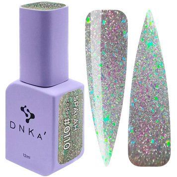 Гель-лак DNKa' Gel Polish Color Spalah #0110, 12 мл голограмні блискітки GPDC0110 фото