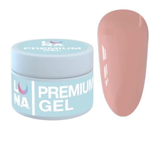 Гель для нарощування нігтів Luna Gel Premium №16, 30 мл (бежево-персиковий) 323-2595-30 фото