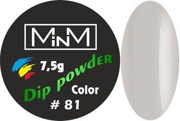 Діп пудра M-in-M Dip Powder 7.5г №81, світло-сірий теплий 22803 фото