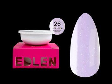 Змінний картридж Edlen Builder gel Princess №26, 15 мл (світло-бузковий з шиммером) 24653 фото