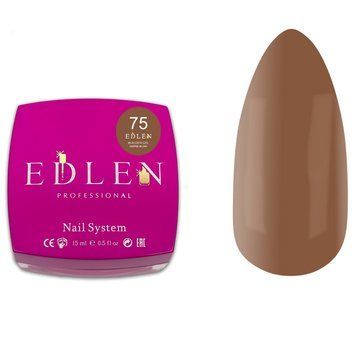Гель для нарощування Edlen Builder gel Coffee in Lviv №75, 15 мл 26313 фото