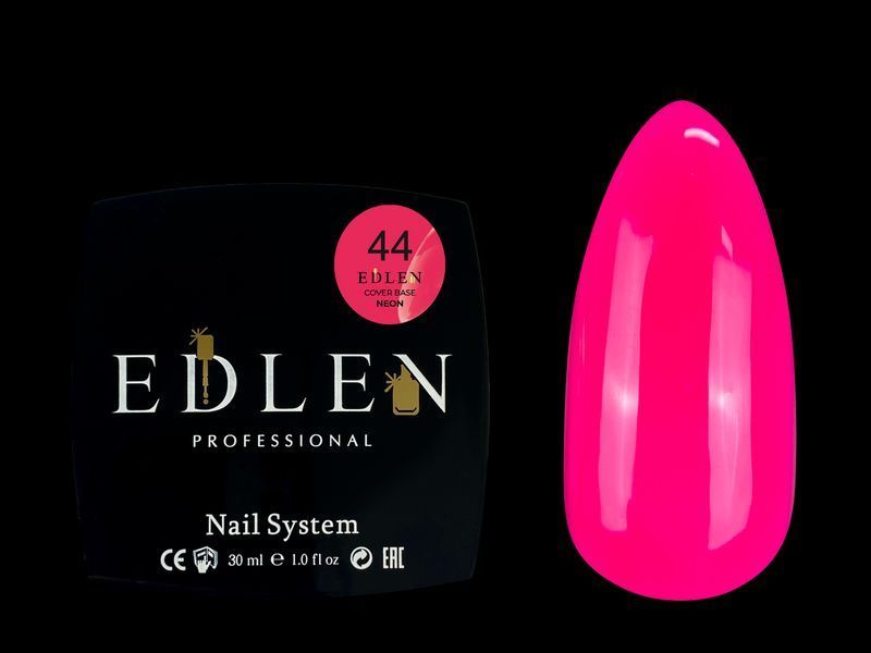 База Edlen Cover Base Neon No44, 30 мл (малиновий неон) 24992 фото