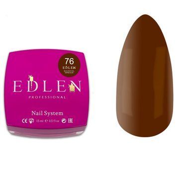 Гель для нарощування Edlen Builder gel Coffee in Lviv №76, 15 мл 26314 фото