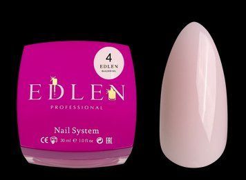 Гель для нарощування Edlen Builder gel No04, 30 мл (молочно-рожевий) 25501 фото