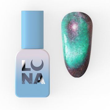 Гель-лак Luna Color Cat Eye №249, 8 мл (синьо-бірюзовий) 047-3918-8 фото