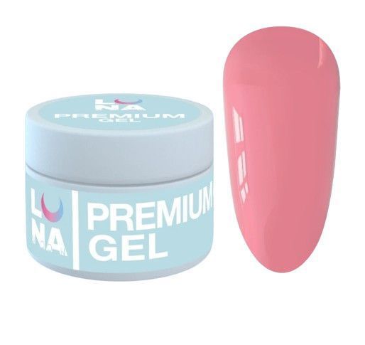 Гель для нарощування нігтів Luna Gel Premium №14, 15 мл (кавуновий) 323-2593 фото