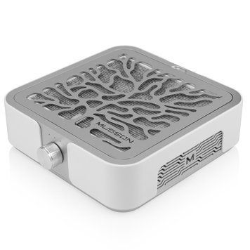 Витяжка MUSSON X3 SILVER з вугільним НЕРА-фільтром 72W для манікюру та педикюру 26149 фото