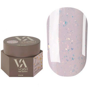 Гель для нарощування Valeri Dream Builder Gel, 15 мл No007, світло-рожевий із блискітками NVDBG15-07 фото