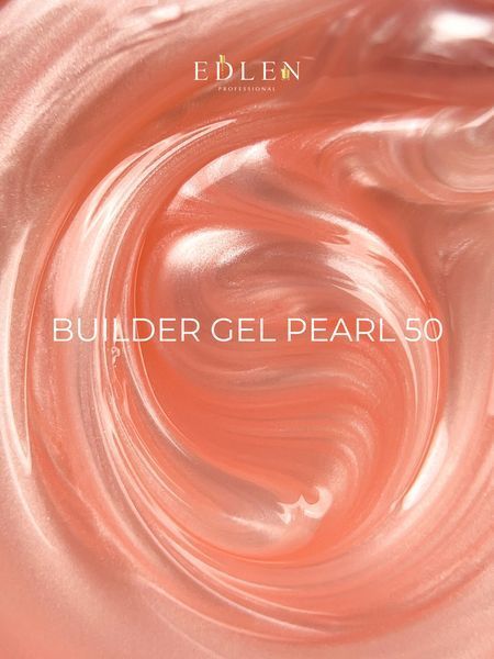 Змінний картридж Edlen Builder gel Pearl №50, 30 мл (рожево-бежевий перламутр) 25936 фото