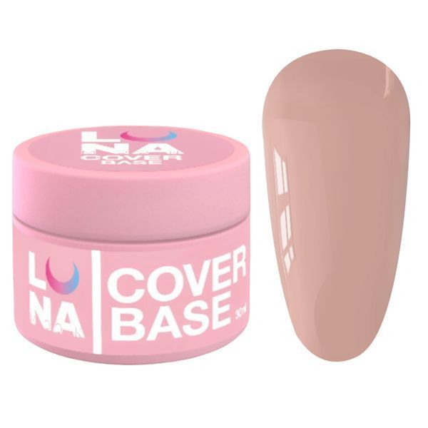 Камуфлююча база Luna Cover Base №1, 30 мл (рожево-бежевий) 315-0463-30 фото
