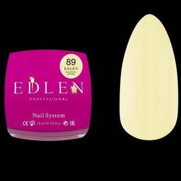 Гель для нарощування Edlen Builder gel Little bows №89, 15 мл 26327 фото