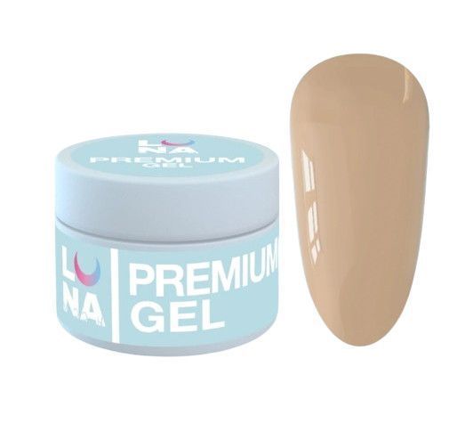 Гель для нарощування нігтів Luna Gel Premium №18, 15 мл (кавовий) 323-2597 фото